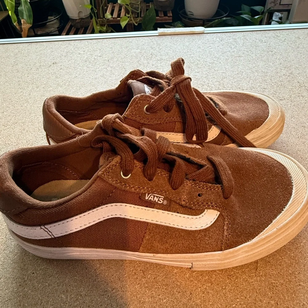 Vans Brown Suede Sneakers
